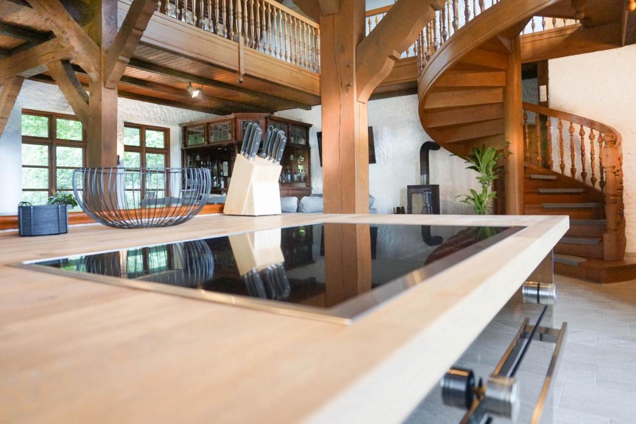 Ruhe Unter Reet-Haus Mit Sauna, Whirlpool Und Kamin Gnarrenburg Экстерьер фото